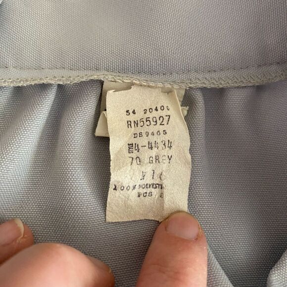 Vintage Union Made Uniform Skirt Size 16 Light Blue Knee Length Polyester - Picture 6 of 7